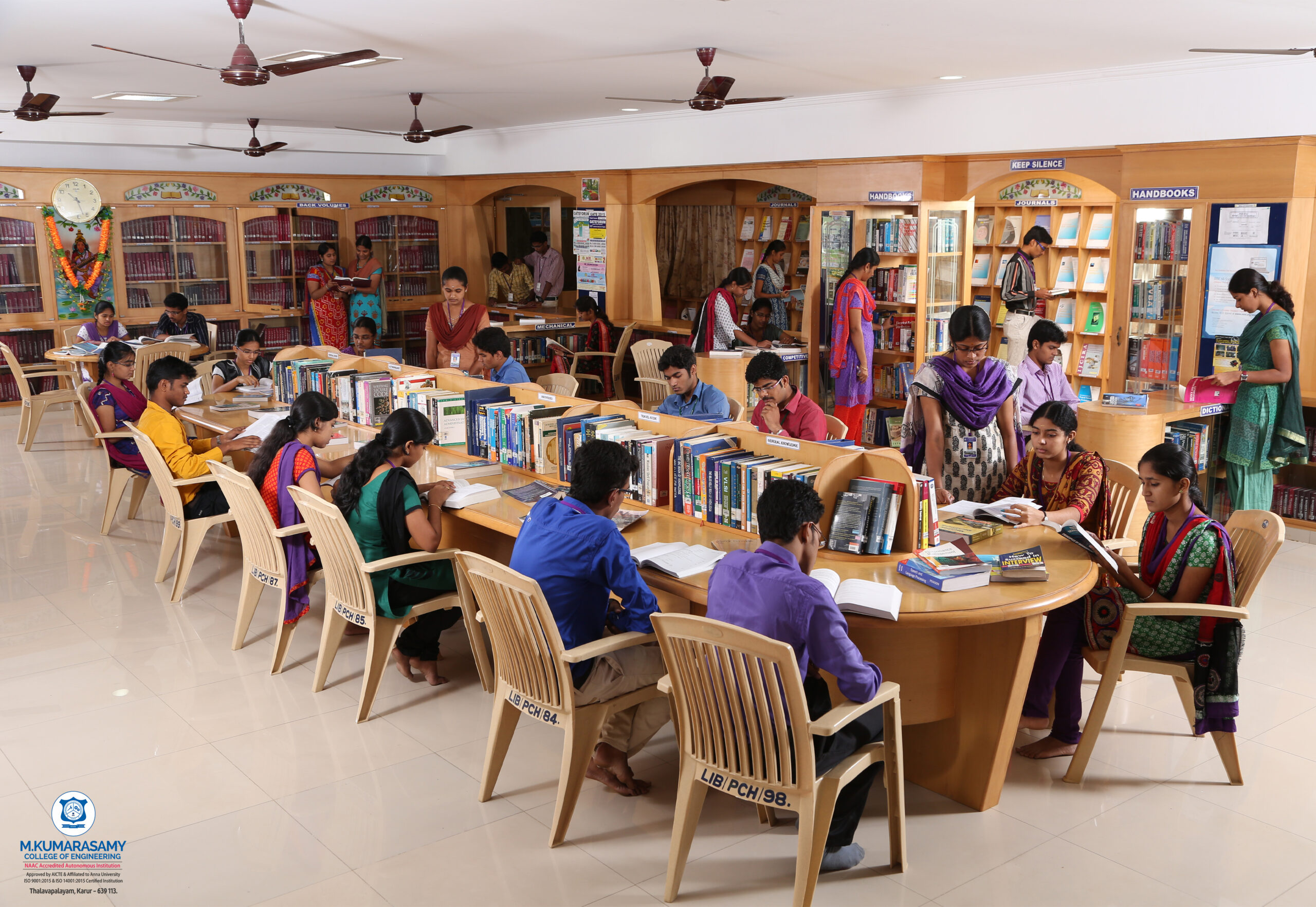 library facilities reading section