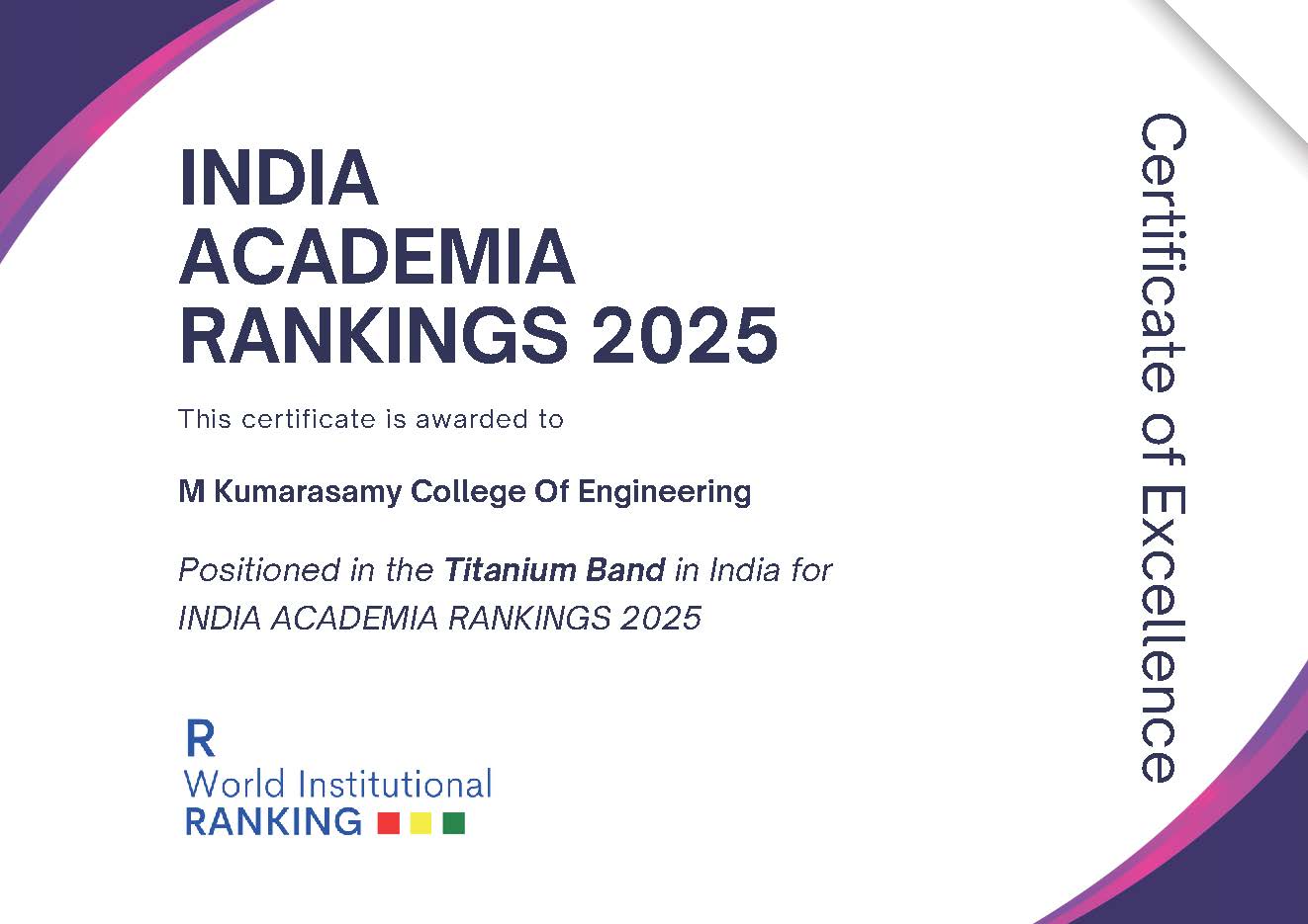 Indian Academia Ranking